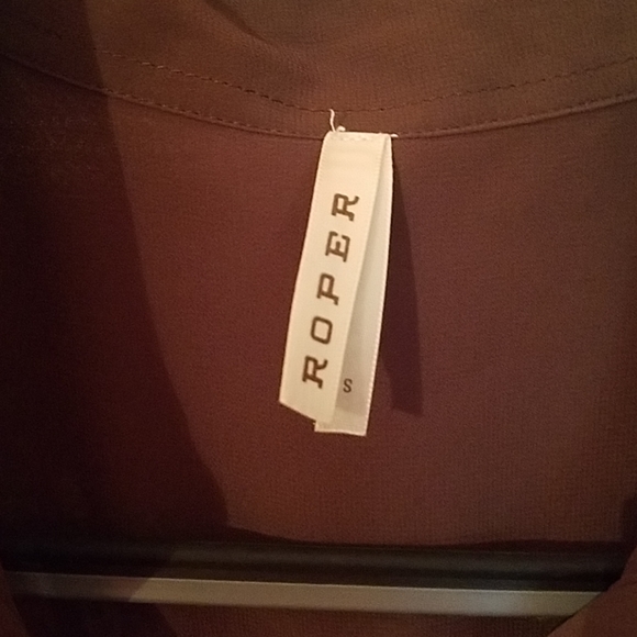 Roper Floral Embroiderd Dress or Duster - Picture 3 of 7